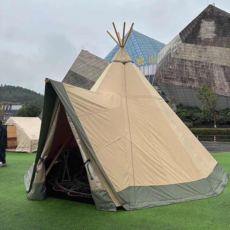 戶外木製住宿印度帳篷